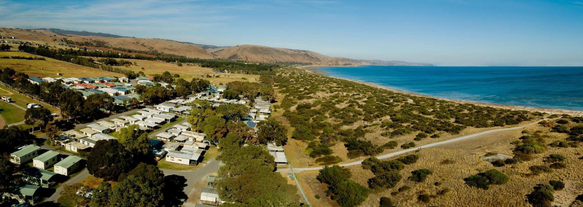 Beachside Holiday Park Normanville Bagian luar foto